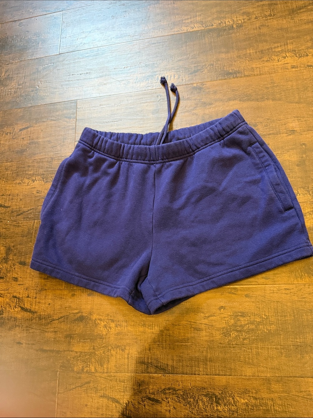 SKIMS faded Deep Purple Athletic Drawstring Shorts